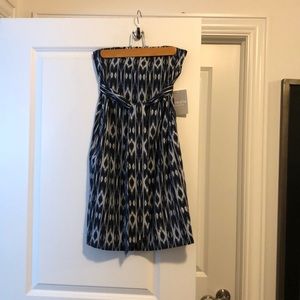 Athlete Ikat strapless dress. Size 2